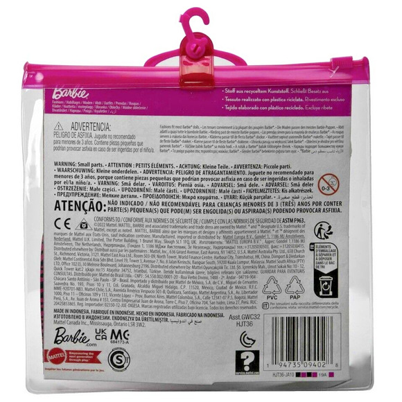 Barbie Clothes Pack Trendy Fashion-2 Fun Vibrant Stylish Outfits for Barbie Doll - Picture 3 of 3